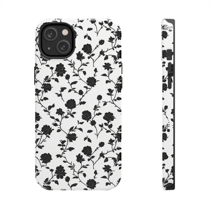 Black Rose Tough Phone Case For iphone & Samsung - Ruppy's Creations