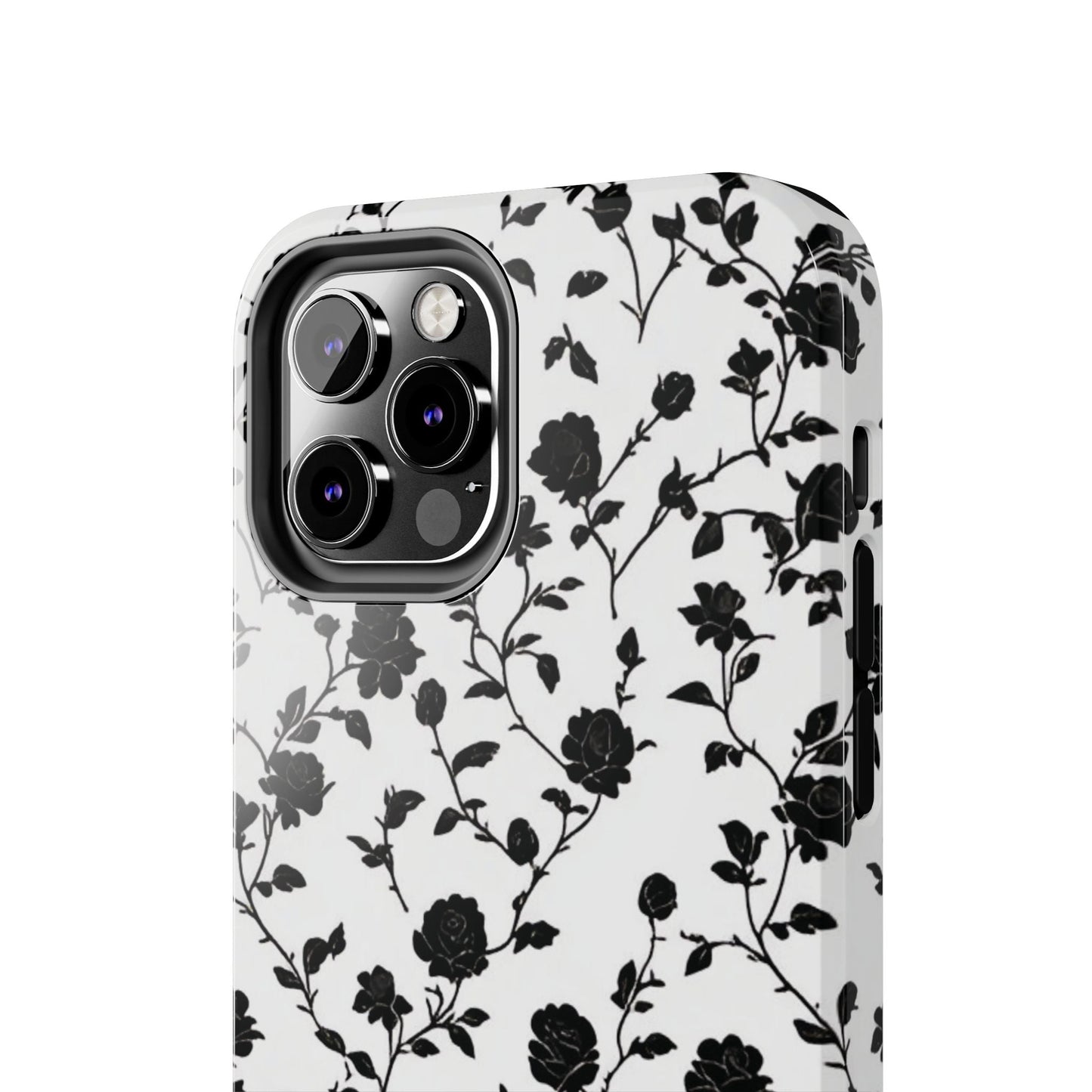 Black Rose Tough Phone Case For iphone & Samsung - Ruppy's Creations