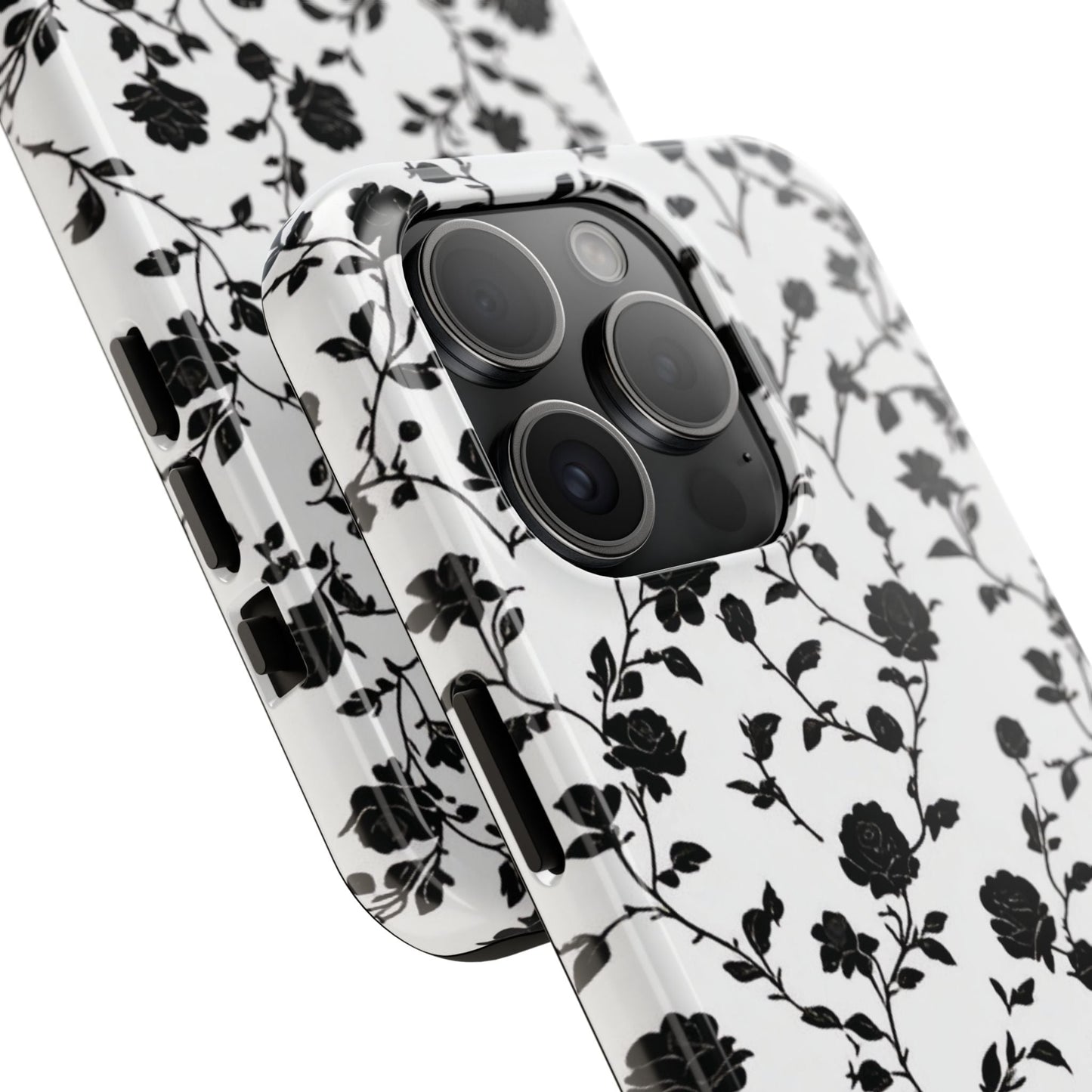 Black Rose Tough Phone Case For iphone & Samsung - Ruppy's Creations