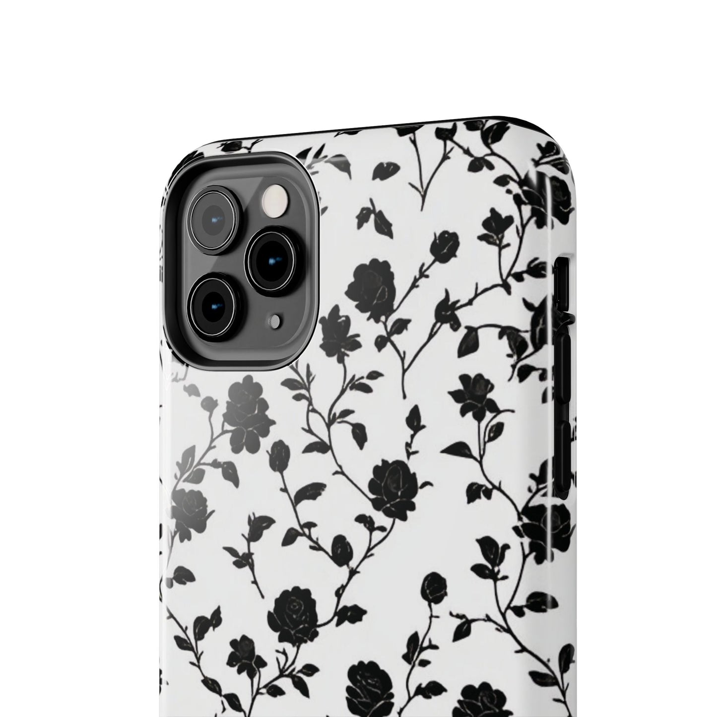 Black Rose Tough Phone Case For iphone & Samsung - Ruppy's Creations