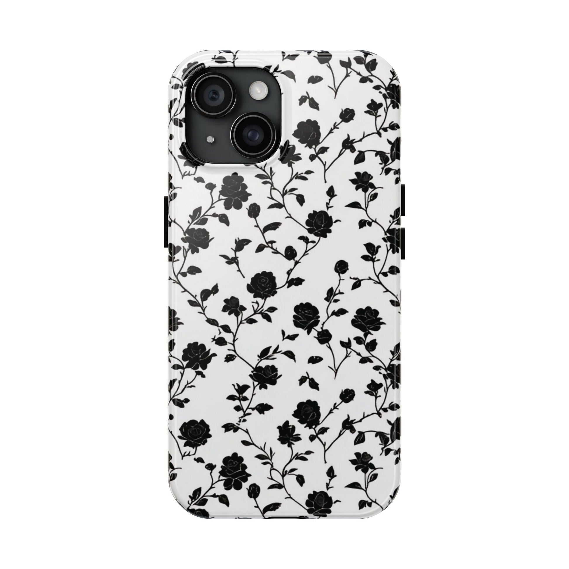 Black Rose Tough Phone Case For iphone & Samsung - Ruppy's Creations