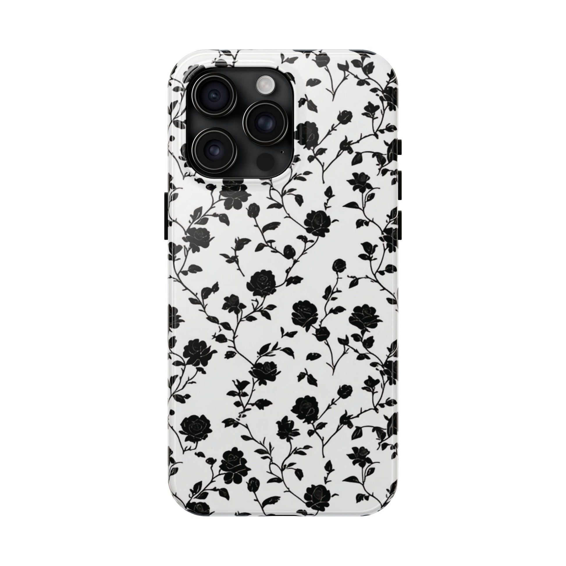 Black Rose Tough Phone Case For iphone & Samsung - Ruppy's Creations