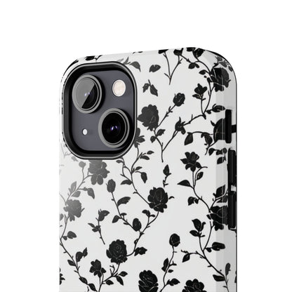 Black Rose Tough Phone Case For iphone & Samsung - Ruppy's Creations