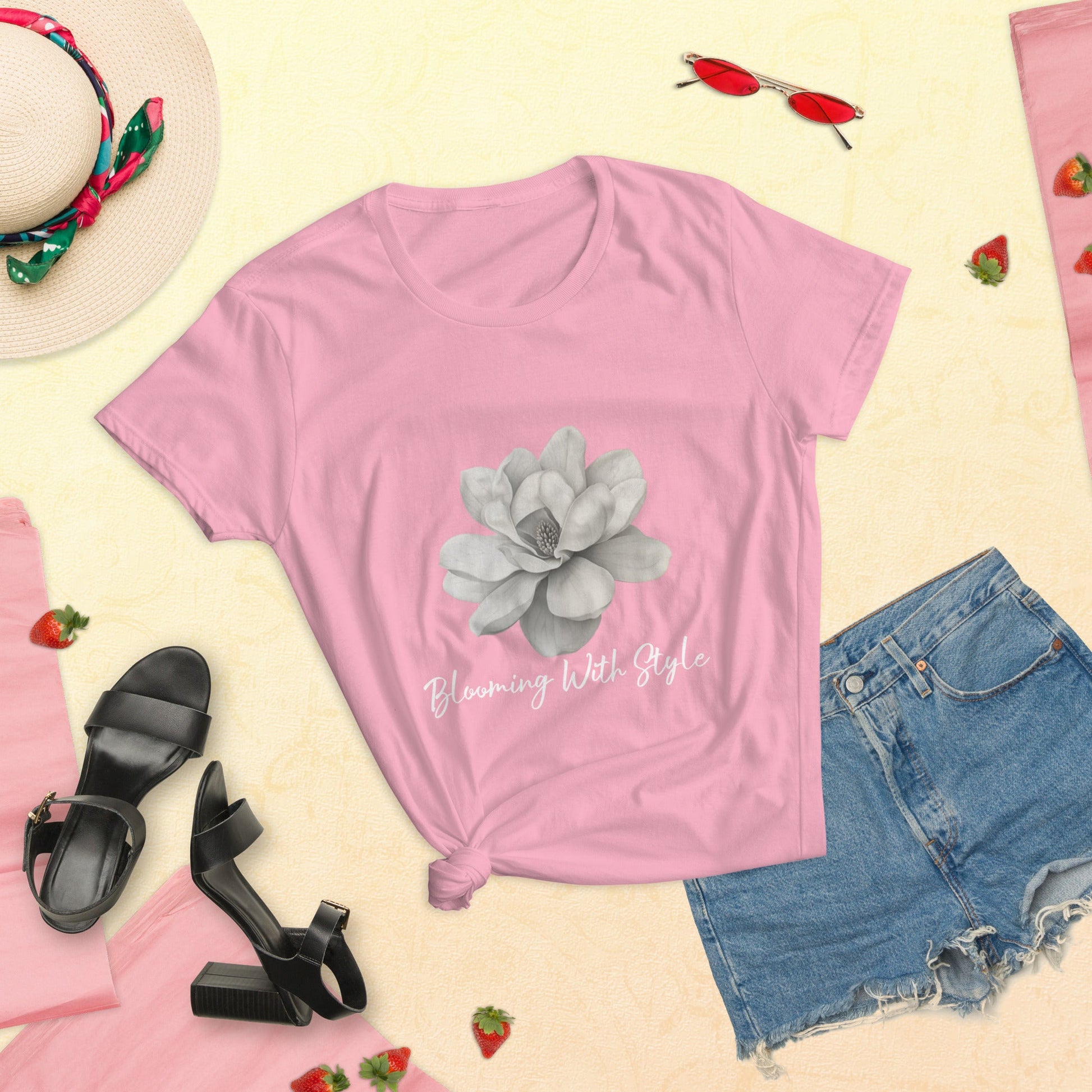 Blooming With Style Women's Fashion T-shirt - Ruppy's Creations