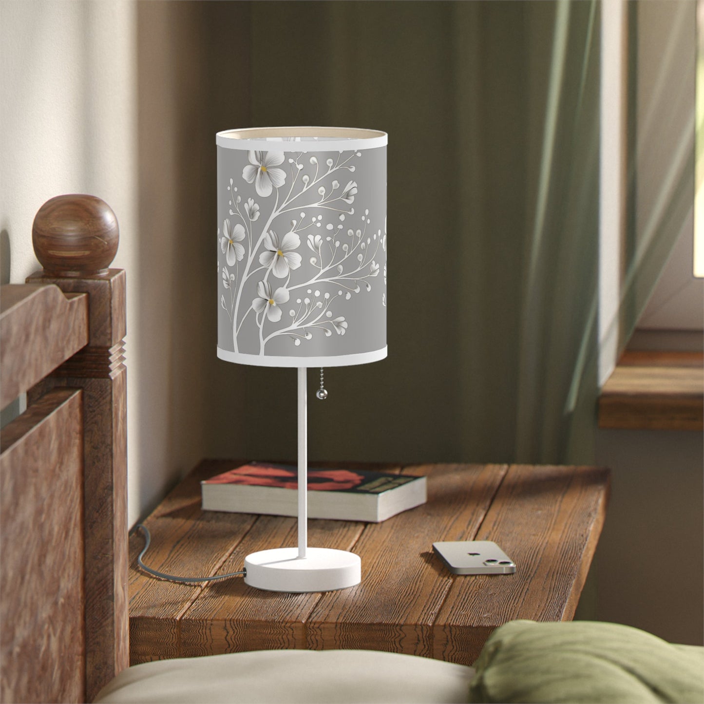 Blossom Whispers Lamp on a Stand - Ruppy's Creations