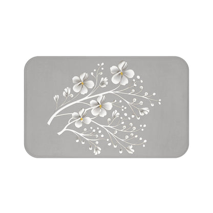 Blossom Whispers Memory Foam Bath Mat - Ruppy's Creations