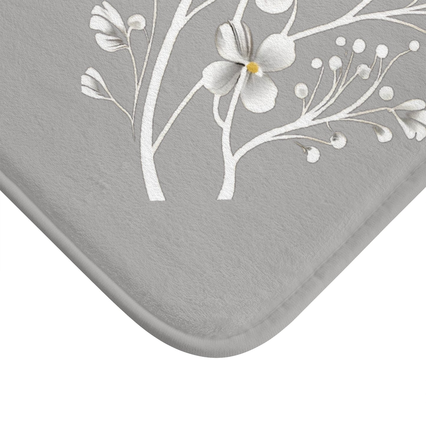 Blossom Whispers Memory Foam Bath Mat - Ruppy's Creations