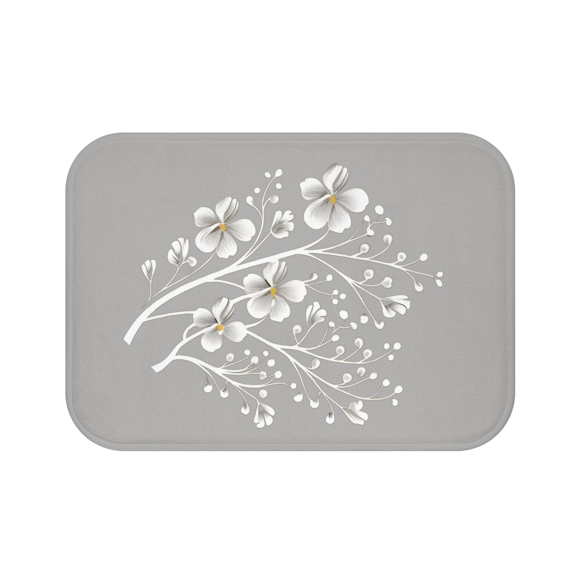 Blossom Whispers Memory Foam Bath Mat - Ruppy's Creations