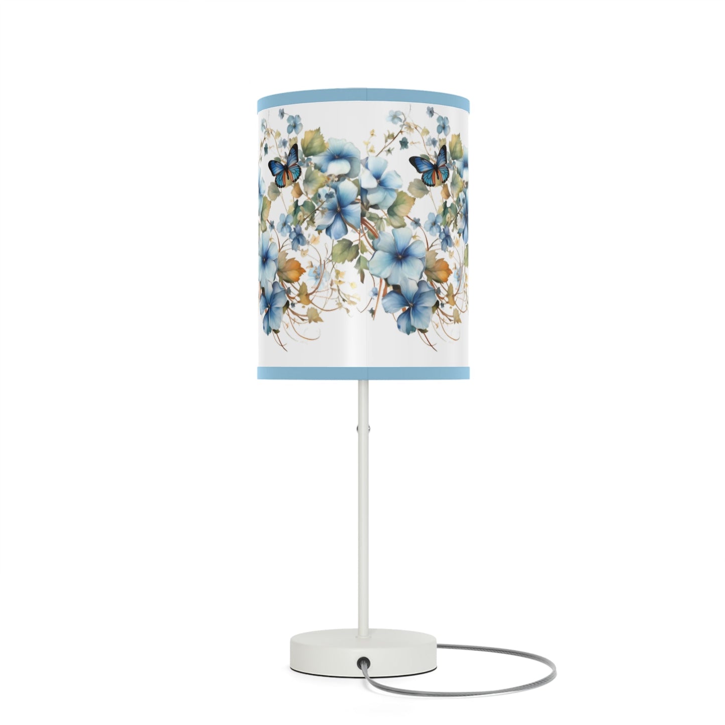 Blue Butterfly Lamp on a Stand - Ruppy's Creations