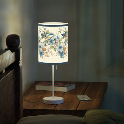 Blue Butterfly Lamp on a Stand - Ruppy's Creations