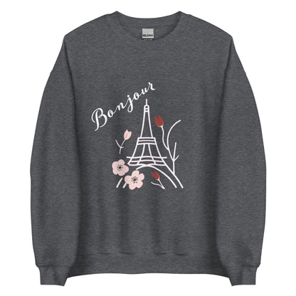 Bonjour Women's Sweatshirt - Ruppy's Creations