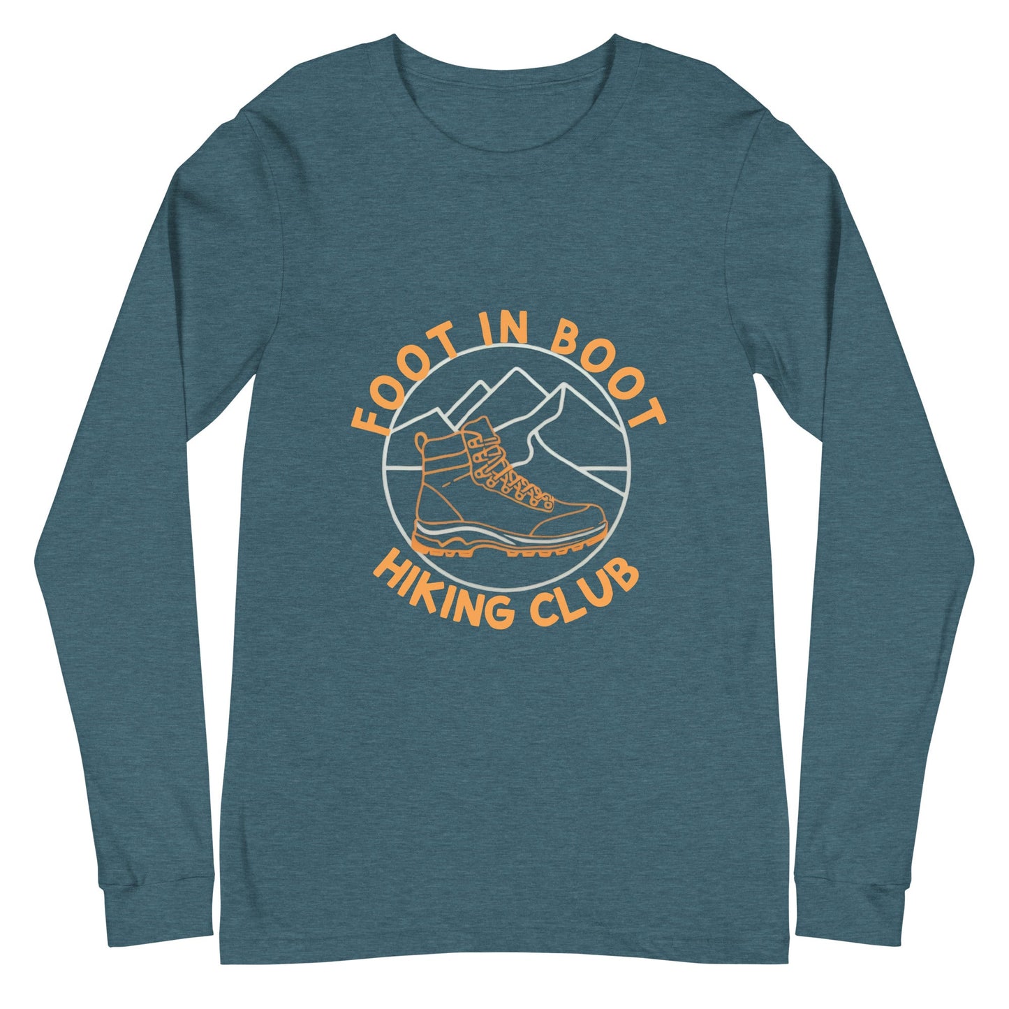 Boot Hiking Theme Unisex Long Sleeve Tee - Ruppy's Creations