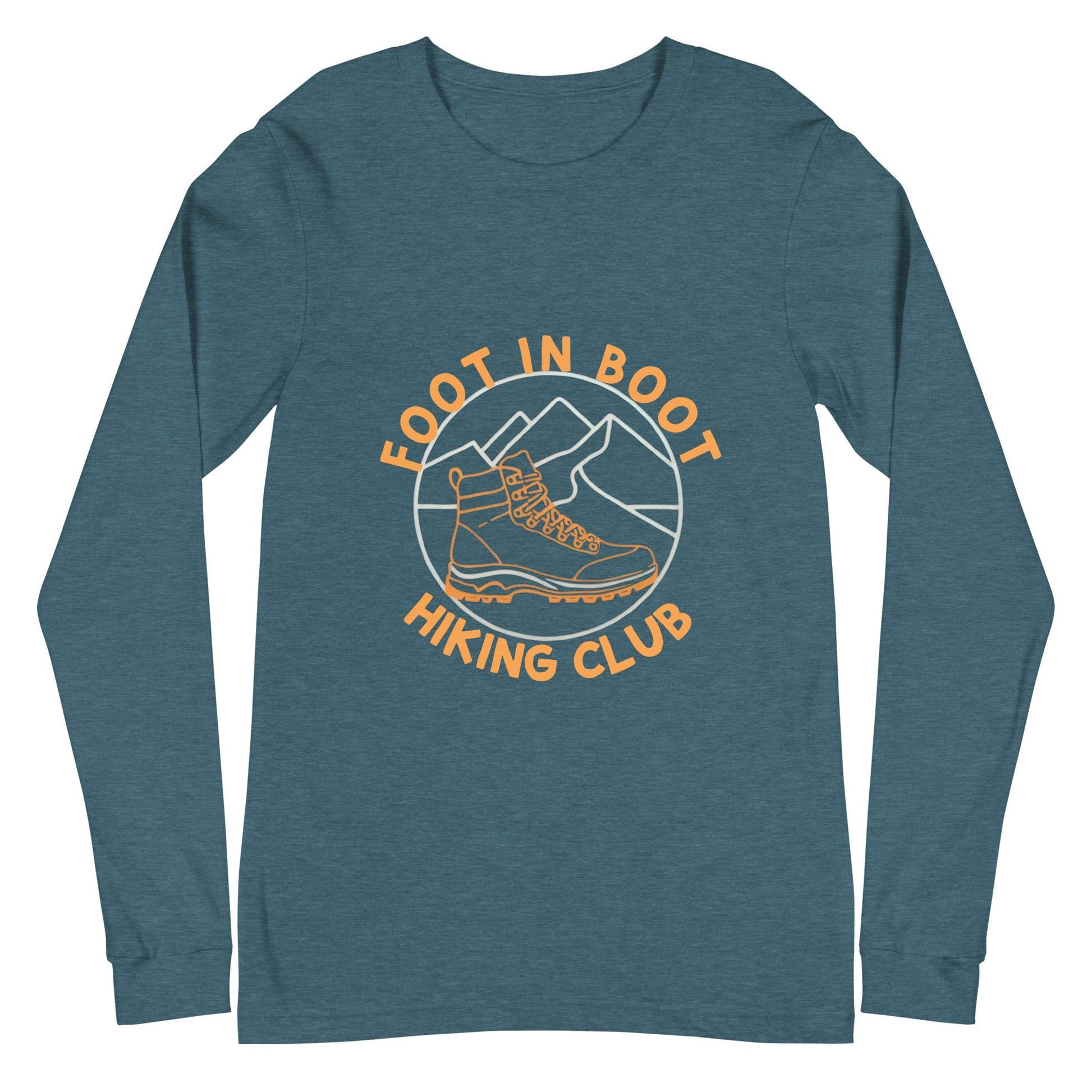 Boot Hiking Theme Unisex Long Sleeve Tee - Ruppy's Creations