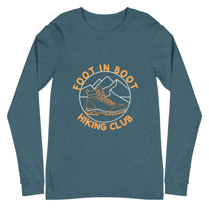 Boot Hiking Theme Unisex Long Sleeve Tee - Ruppy's Creations