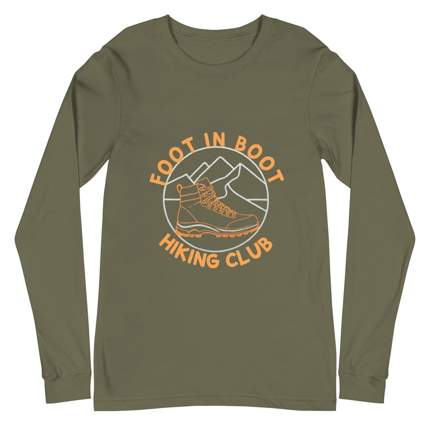 Boot Hiking Theme Unisex Long Sleeve Tee - Ruppy's Creations