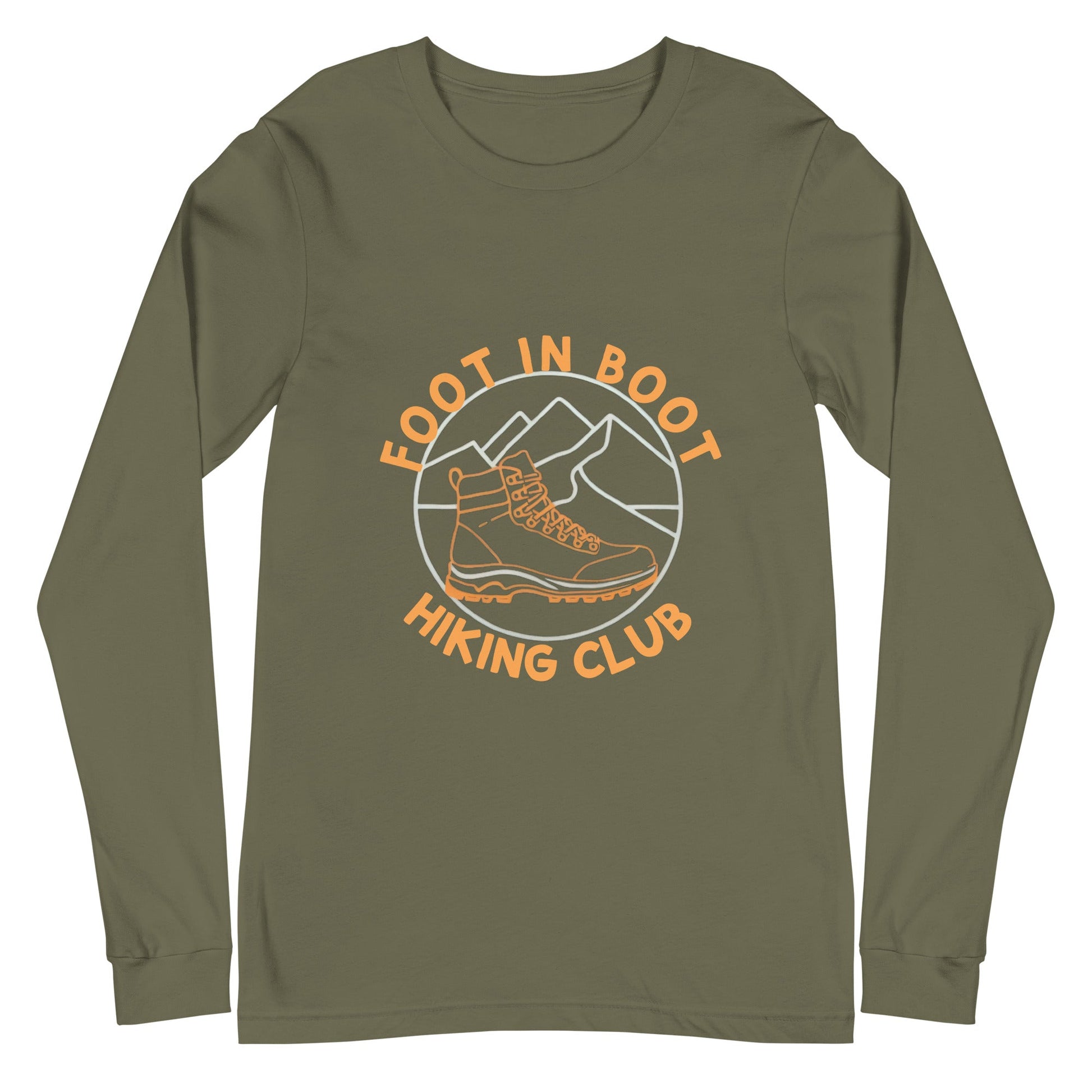 Boot Hiking Theme Unisex Long Sleeve Tee - Ruppy's Creations