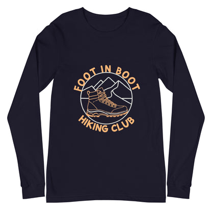 Boot Hiking Theme Unisex Long Sleeve Tee - Ruppy's Creations