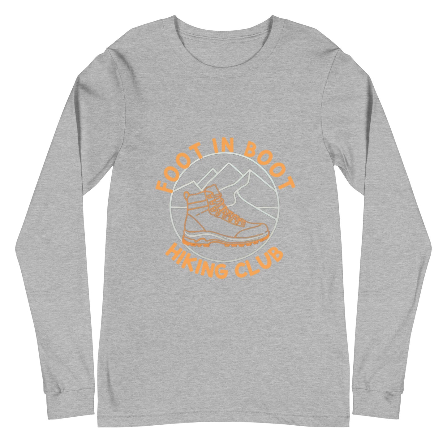 Boot Hiking Theme Unisex Long Sleeve Tee - Ruppy's Creations