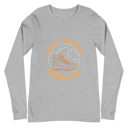 Boot Hiking Theme Unisex Long Sleeve Tee - Ruppy's Creations