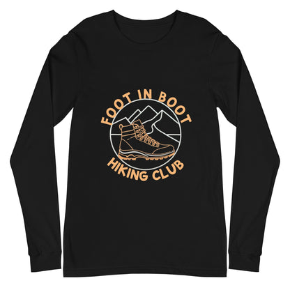 Boot Hiking Theme Unisex Long Sleeve Tee - Ruppy's Creations