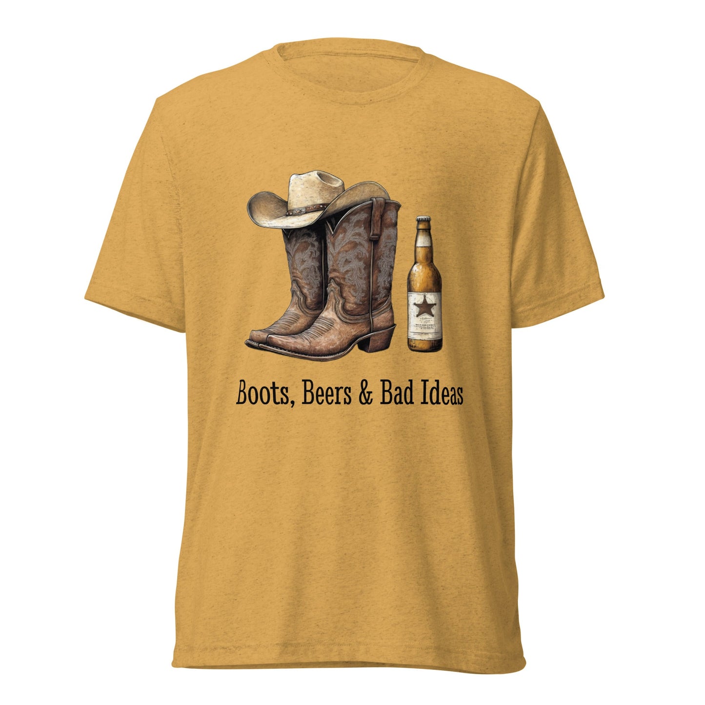 Boots, Beers & Bad Ideas Men's T-shirt - Ruppy's Creations