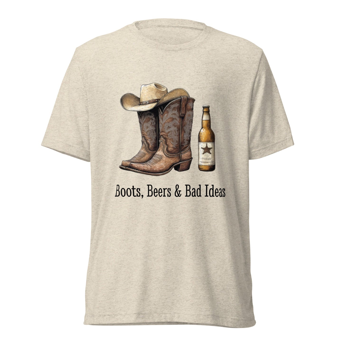 Boots, Beers & Bad Ideas Men's T-shirt - Ruppy's Creations