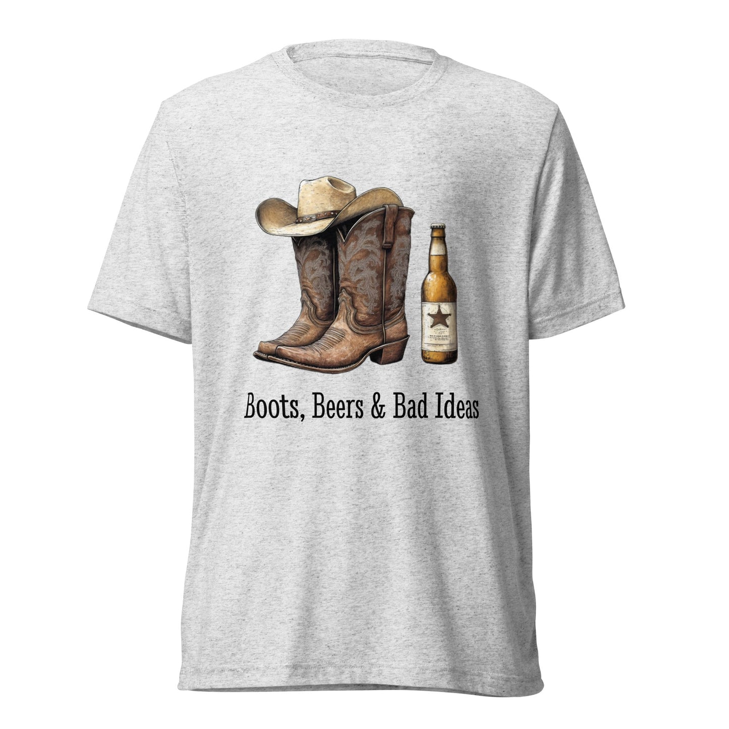 Boots, Beers & Bad Ideas Men's T-shirt - Ruppy's Creations