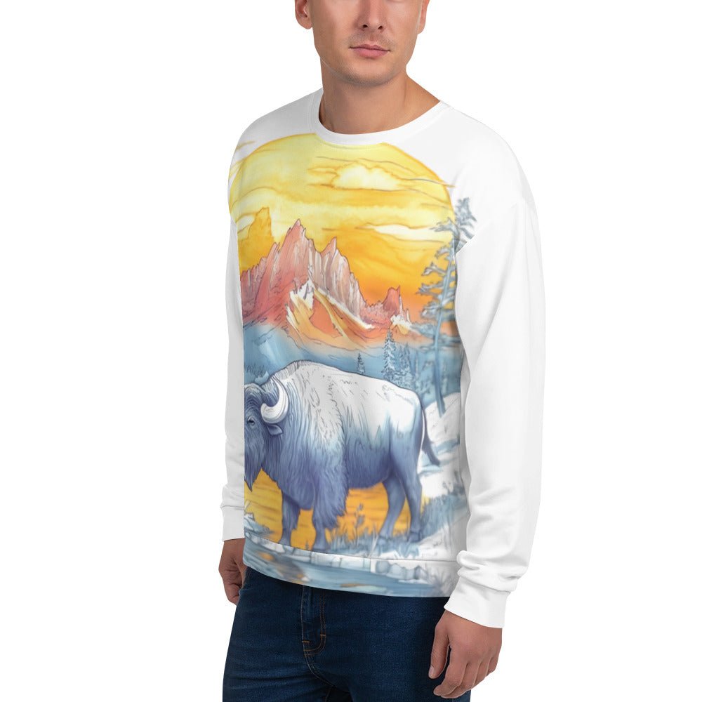 Buffalo Wild Men's Sweatshirt - Ruppy's Creations