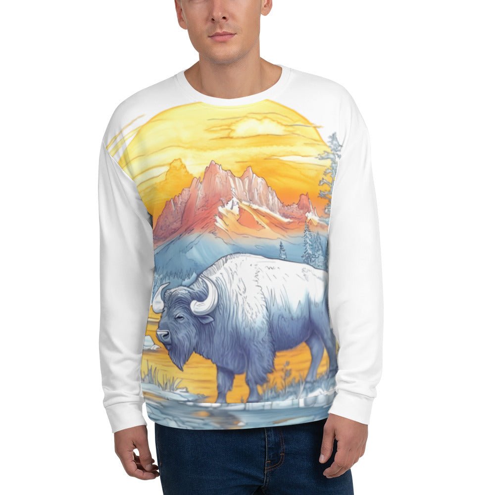 Buffalo Wild Men's Sweatshirt - Ruppy's Creations