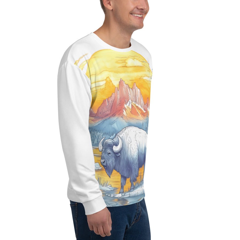 Buffalo Wild Men's Sweatshirt - Ruppy's Creations