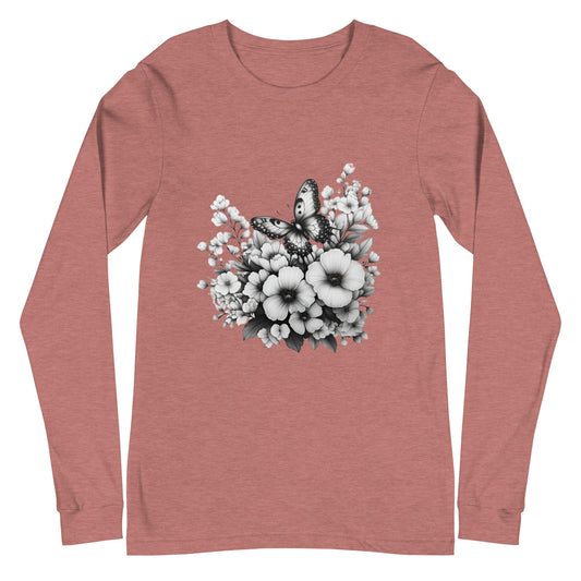 Butterfly Dreaming Women's Long Sleeve Tee - Ruppy's Creations