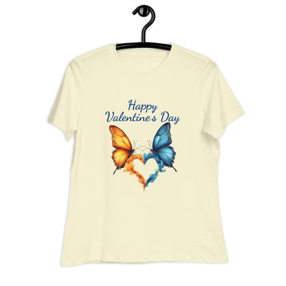 Butterfly Valentine's Women's Relaxed T-Shirt - Ruppy's Creations