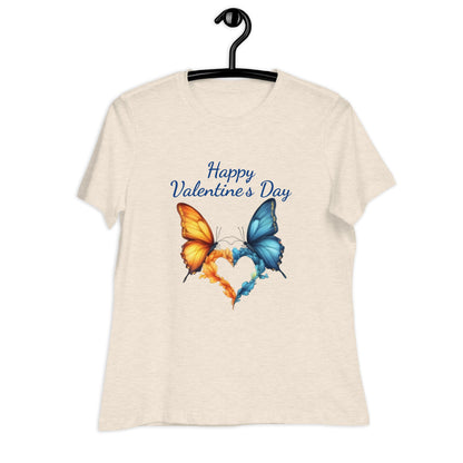 Butterfly Valentine's Women's Relaxed T-Shirt - Ruppy's Creations