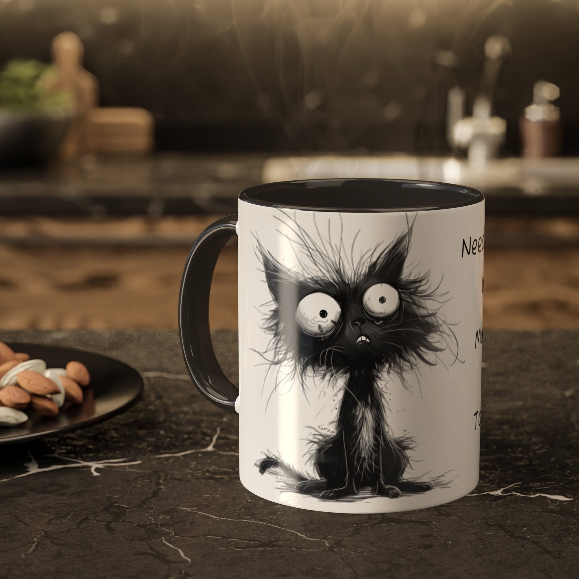 Caffeinated Cat Mug, 11oz - Ruppy's Creations