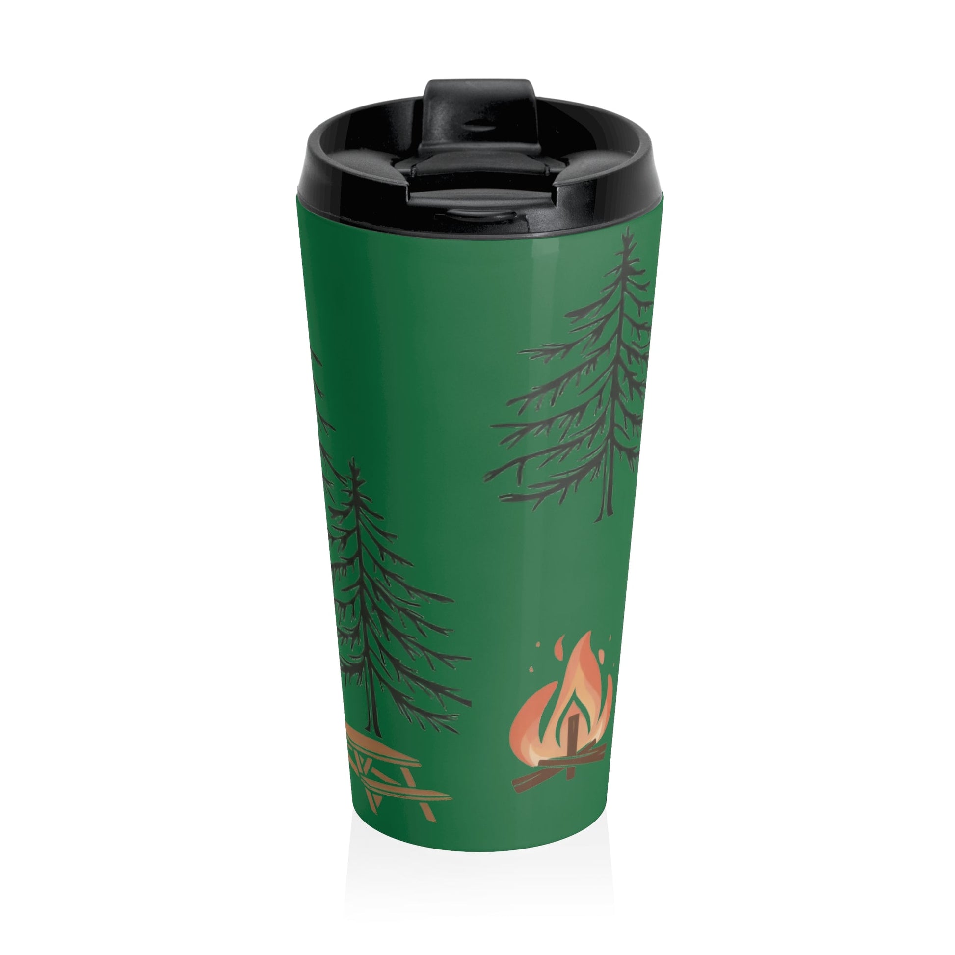 Camp Coffee Stainless Steel Travel Mug - Ruppy's Creations