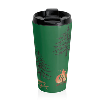 Camp Coffee Stainless Steel Travel Mug - Ruppy's Creations