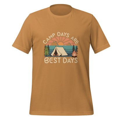 Camp Days Are Best Day Unisex T-shirt (sizes up to 4x) - Ruppy's Creations