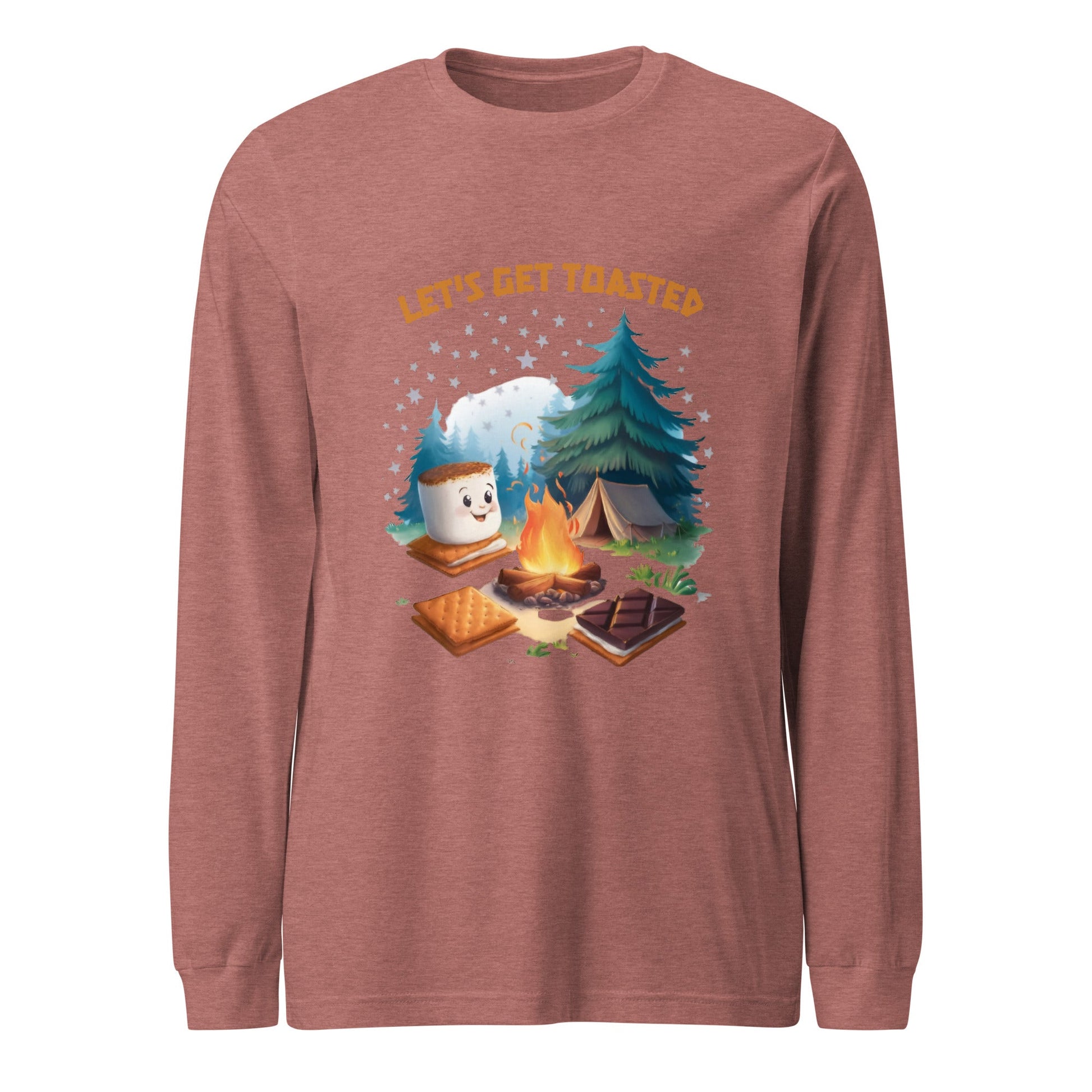 Camping S'mores Unisex Long Sleeve Tee - Ruppy's Creations