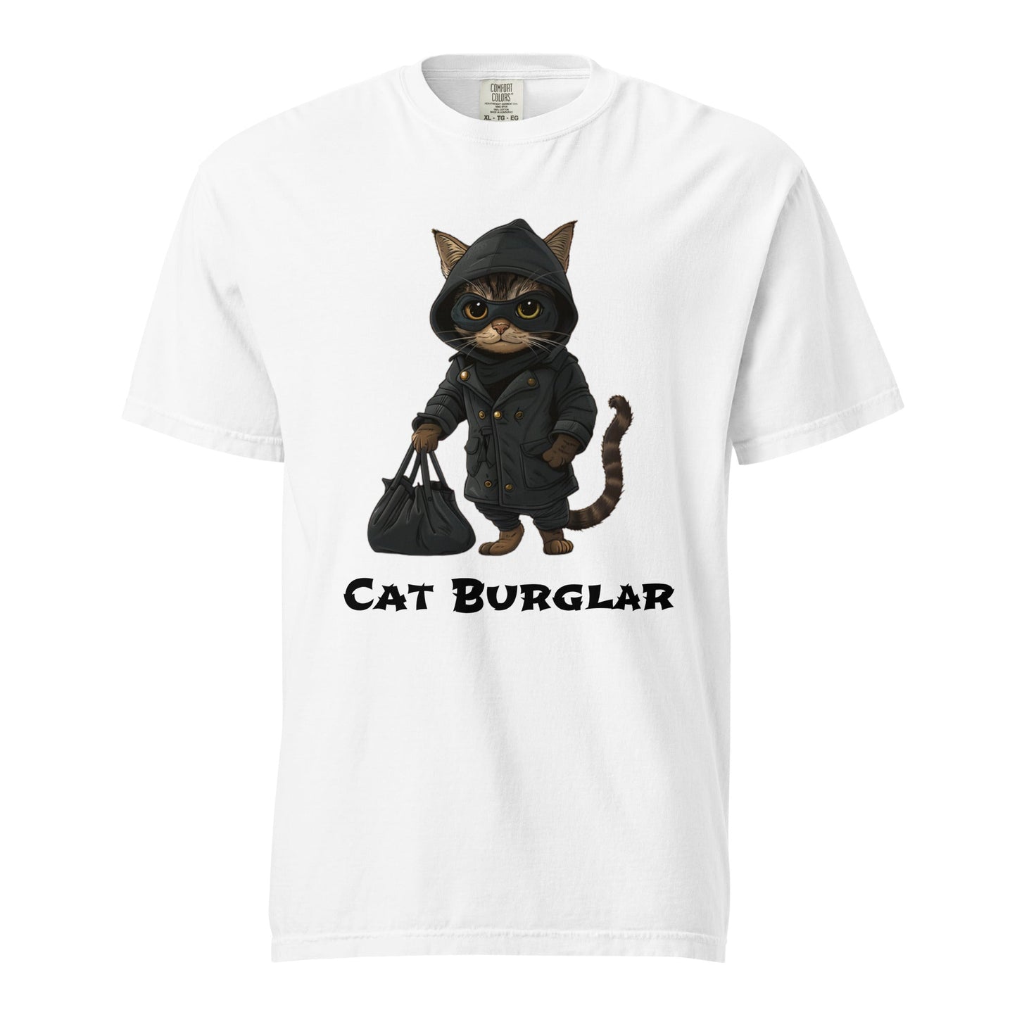 Cat Burglar Unisex Heavyweight T-shirt - Ruppy's Creations