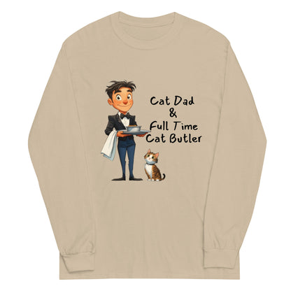 Cat Dad Men’s Long Sleeve Shirt - Ruppy's Creations