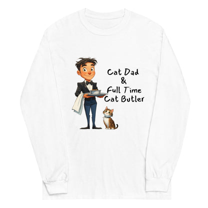 Cat Dad Men’s Long Sleeve Shirt - Ruppy's Creations