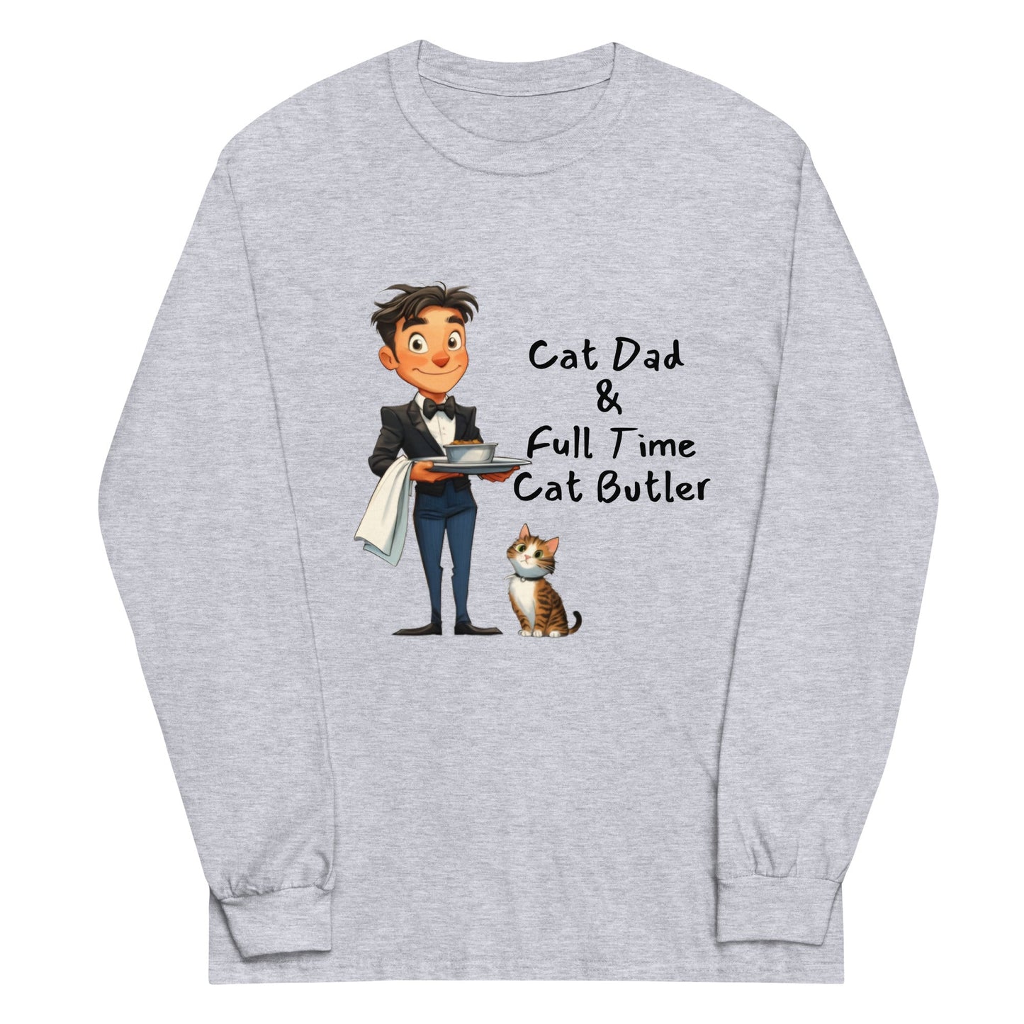 Cat Dad Men’s Long Sleeve Shirt - Ruppy's Creations