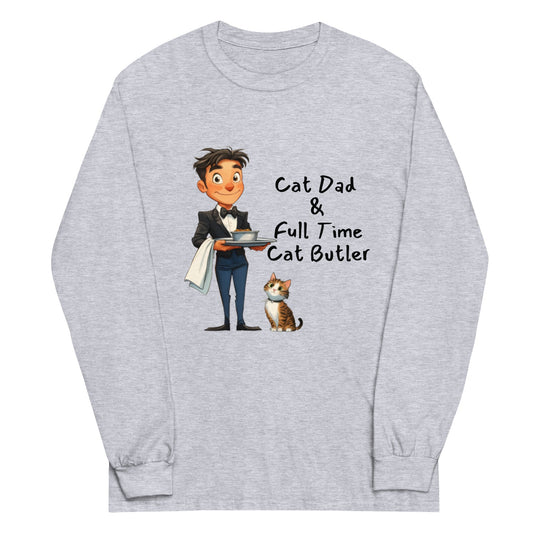 Cat Dad Men’s Long Sleeve Shirt - Ruppy's Creations