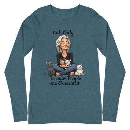 Cat Lady Women's Long Sleeve Tee - Ruppy's Creations