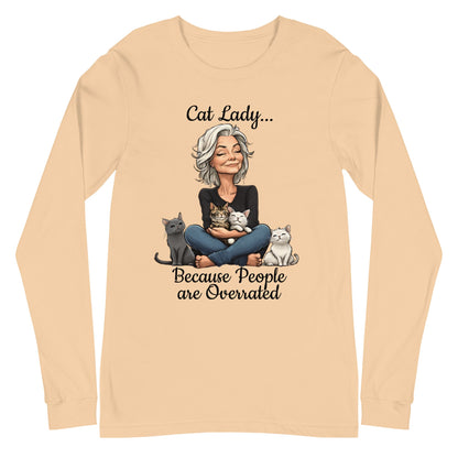 Cat Lady Women's Long Sleeve Tee - Ruppy's Creations