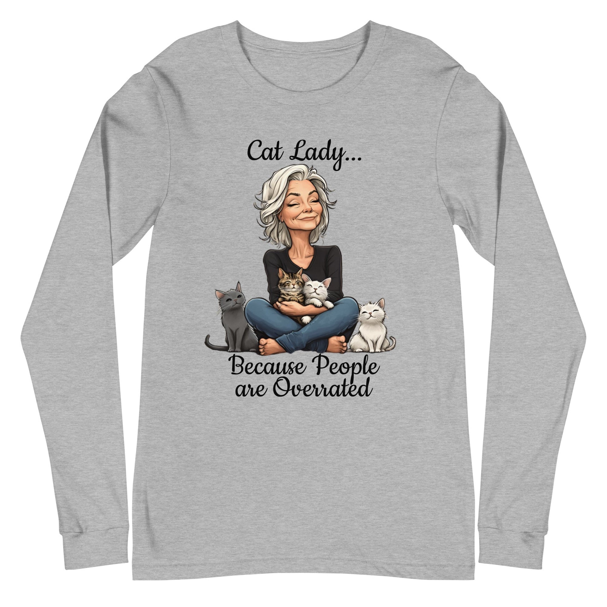 Cat Lady Women's Long Sleeve Tee - Ruppy's Creations