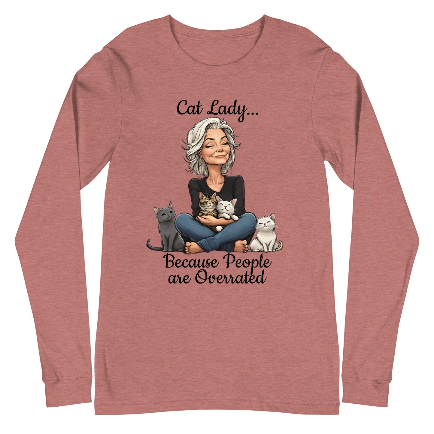 Cat Lady Women's Long Sleeve Tee - Ruppy's Creations