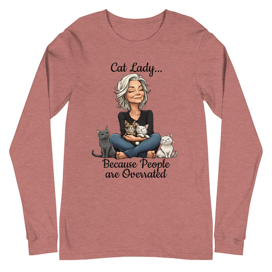 Cat Lady Women's Long Sleeve Tee - Ruppy's Creations