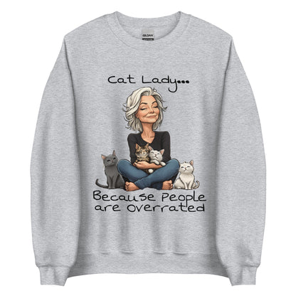 Cat Lady Women's Sweatshirt - Ruppy's Creations