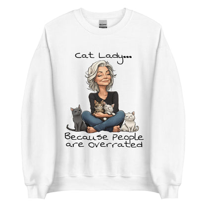 Cat Lady Women's Sweatshirt - Ruppy's Creations